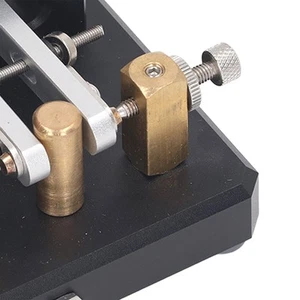 Morse Code Key Double Paddle Automatic CW Shortwave Telegram Tapper For Trainin✈ - Zdjęcie 1 z 12
