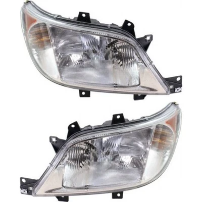 Par de faros laterales de conductor y pasajero DOT para Dodge Sprinter 2500 2003-2006 Foto 1 de 4