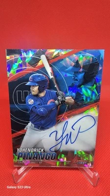 2021 Bowmans Best Of '21 Yohendrick Pinango RC Auto CRACKED ICE /25 SSP Mint! - Image 1 of 4