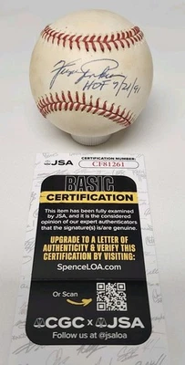 Fergie Jenkins Signed Rawlings Official National League Baseball JSA COA CUBS A4 - Image 1 of 3