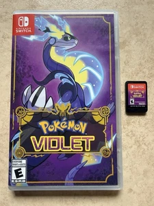 Pokemon Violet (Nintendo Switch, 2022) W/ Case Tested - Picture 1 of 12