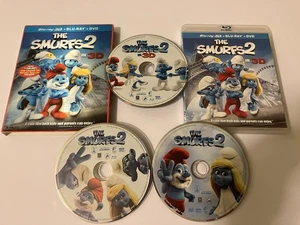 THE SMURFS 2 3D BLU-RAY DVD LENTICULAR SLIP 2011 CHRISTINA RICCI HANK AZARIA - Imagen 1 de 10