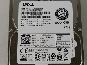 Toshiba Dell AL15SEB060NY 600 GB SAS 3 2.5 in Enterprise Drive - Picture 1 of 6