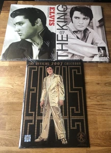 3 X 2007 Elvis Presley Calendars - Danilo Signature Product And 2 Unofficial - Picture 1 of 12