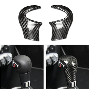 Dry Carbon Fiber Gear Shift Knob Cover Trim for Mini Cooper S R55-R61 Automatic - Bild 1 von 5