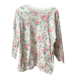 Vintage Victoria Secret Sweater Floral Pattern Medium/large - Picture 1 of 3