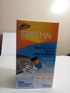 NEU Armor All Fresh FX Entlüftungskanalreiniger 5oz Tranquil Skies Geruchsneutralisator - Bild 1 von 8