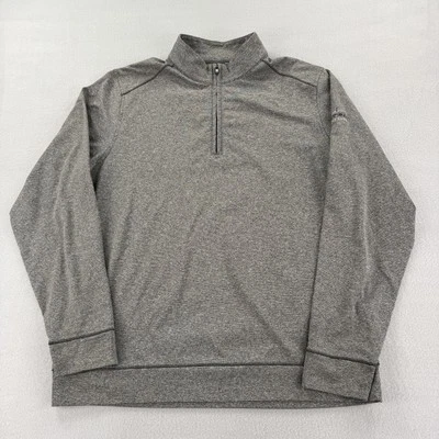 Cutter & Buck Pullover Mens XL Gray CB DryTec Southwood Golf Club Quarter Zip - Image 1 of 4