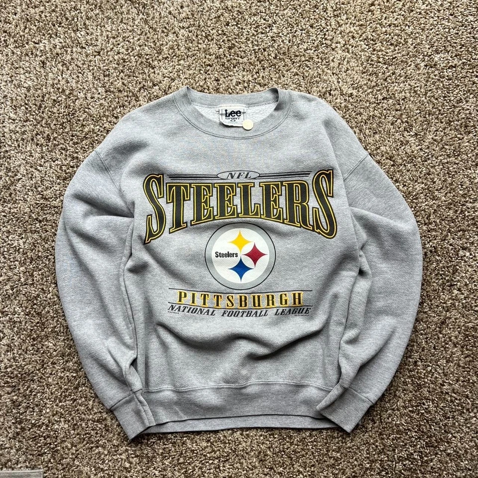 Vtg Pittsburgh Steelers AFC Champions football Crewneck Sweatshirt KV40006 - Image 1 of 1