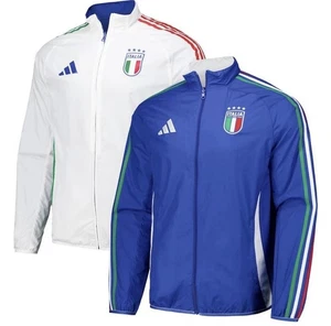 Adidas Italy National Team FIGC Anthem Reversible Soccer Jacket Size L IX0418 - Picture 1 of 13