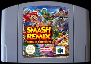 *PAL Version* Smash Remix Shino Edition Featuring Ken Ryu Cloud Game For N64 - Picture 1 of 3