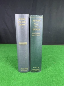 Nietzsche Human All Too Human Parts I & II Oscar Levy Edition 1924 RARE - Bild 1 von 24