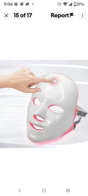 7-color LED facial light therapy for deep cleansing, nourishment, and firming - Image 1 of 4
