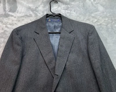 Blazer Abrigo Deportivo Brooks Brothers Brooksgate Negro Sólido De Colección Talla 42/36 Oficina Foto 1 de 4