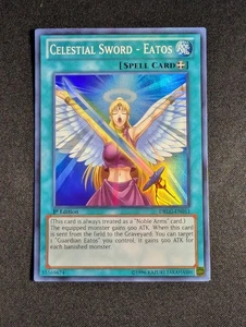 Yugioh - Spada Celeste - Eatos DRLG-EN011 1° Edizione Super Rara NM - Foto 1 di 1