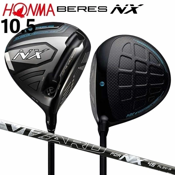 HONMA BERES NX Driver 1w 10.5 VIZARD NX 45 SR Flex Carbon Shaft RH HC - Image 1 of 4