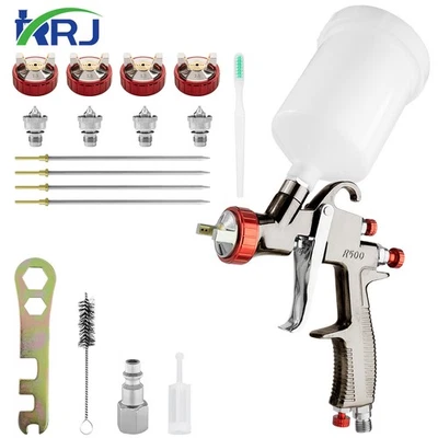 R500 Lvlp Air Spray Gun Car Painting Repair Gun 1.3/1.5/1.7/2.0 Nozzle 600ml Cup - Image 1 of 4