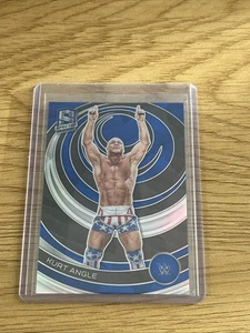 2023 Panini Chronicles WWE - Spectra Kurt Angle #384 Blue Prizm /99 - Bild 1 von 2