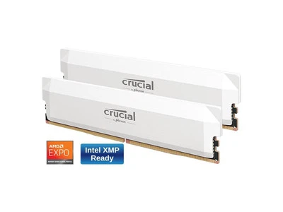 Crucial Pro Overclocking 64GB (2 x 32GB) DDR5 6000 (PC5 48000) Desktop Memory Mo - Image 1 of 4