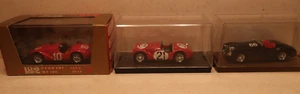 Lot of 3 Brumm Ferrari Race Cars 1:43; 1940, 1947; New in cases, 1 box - Picture 1 of 9