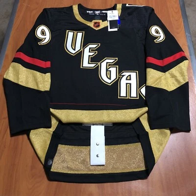 Adidas Jack Eichel Las Vegas Golden Knights Reverse Retro NHL Jersey Black 50 - Image 1 of 4