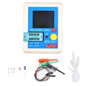 LCR-T7 Transistormessgerät TFT Transistor Tester für Kondensator Dioden M3I7 - Bild 1 von 12