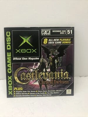 OXM Demo Disc 51, Official Xbox Magazine Demo Disc Dec 2005  Castlevania - Image 1 of 3