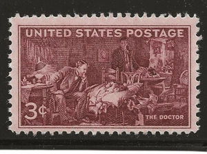 US Scott #949, Single 1947 Doctor 3c FVF MNH - Picture 1 of 1