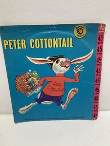 VINTAGE Golden Records PETER COTTONTAIL 45 RPM 1960s MITCH MILLER and ORCHESTRA - Picture 1 of 4