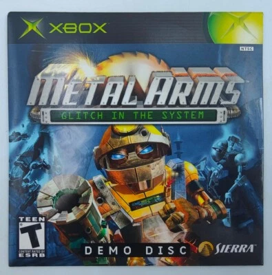 Metal Arms Glitch in the System  Xbox Demo Disc New Factory Sealed Sierra - Image 1 of 4
