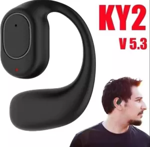 Wireless Bluetooth Earphones Headphones Sports Ear Hook Air Conduction Headphone - Picture 1 of 9