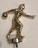 NOS Vintage Woman's Bowling Trophy Award Topper-Very Nice 5”     Bin 92
