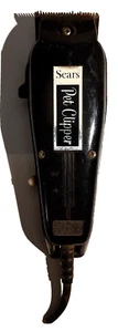 Sears Black Vintage PET Clipper Electric Shaver Shave The Dog - Picture 1 of 4