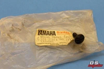 NOS YAMAHA VIRAGO MIDNIGHT OVAL FILLISTER SCREW PART# 90146-06015-00 - Image 1 of 4
