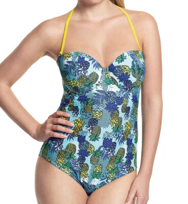 Traje de baño Cleo by Panache Carmen acolchado bandeau sin tirantes (CW0110) - Tropical... Foto 1 de 4