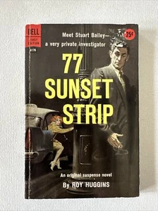 1959 77 Sunset Strip Dell PB First Edition Roy Huggins TV Series Tie In - Picture 1 of 10