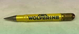 Old Advertising Mechanical Pencil Wolverine Boots Gloves Shoes Shell Horsehide - Picture 1 of 6