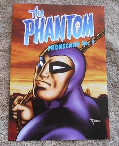 #E.  1995  THE PHANTOM COMIC HERO PHONECARD PACK - SIGNED GLENN  FORD - Bild 1 von 4
