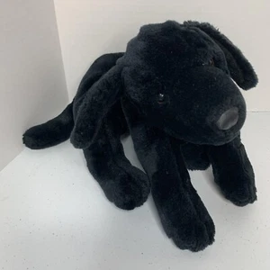 Kids Preferred Black Lab Welpe Labrador Hund Stofftier Floppy Plüsch Vintage - Bild 1 von 10