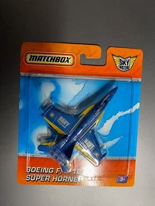 2010 Matchbox Sky Busters Boeing F/A-18 Super Hornet NAVY Blue Angels - Picture 1 of 1