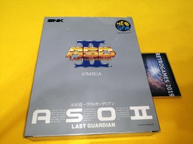 Neo Geo AES  ASO II The Last Guardian / ALPHA MISSION 2 CARTON BOX  NEOGEO SNK