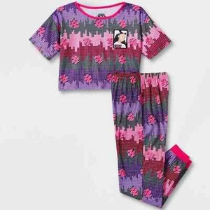Nickelodeon That Girl Lay Lay Short Sleeve Two Piece Pajama Set Pink XS(4/5) NWT - Picture 1 of 7