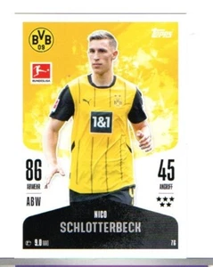 Nico Schlotterbeck - 076/513 - Basis - Match Attax Saison 2024/25 - Picture 1 of 1