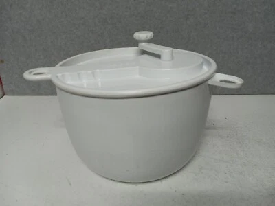 Spinner de ensalada vintage Copco diseño 604: Sam Lebowitz EE. UU. utensilios de cocina blanco Foto 1 de 4