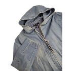 Denim & Co. Zipper DenimJean  Jacket with Hood Size Small