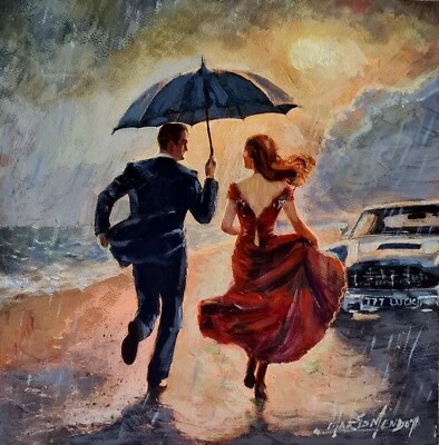 ORIGINAL MARIO MENDOZA 'Escaping Party' Cama PINTURA AL ÓLEO ARTE PINTURA AL ÓLEO Nuevo Foto 1 de 4