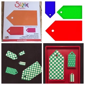 Sizzix Die Traditional Tags Combo Large Original DieCut Tag Bigkick Scrapbook - Picture 1 of 12