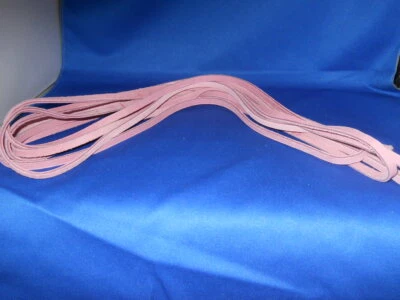 RAWLINGS/TANNERS PREMIUM LEATHER GLOVE LACE 1/4" BY 72" LIGHT PINK