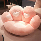 Cute Cat Paw Love Plush Chair Cushion Child Seat Cushion Sofa Back Pillow Mat