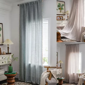 Modern Living Room Bedroom Polyester Curtain Kitchen Window Treatment Drape - Picture 1 of 46